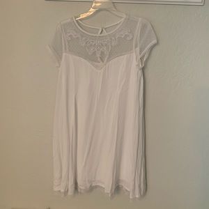 Lace top, babydoll dress